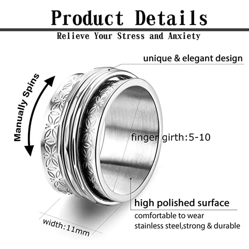 Stainless Steel Rotating Ring
