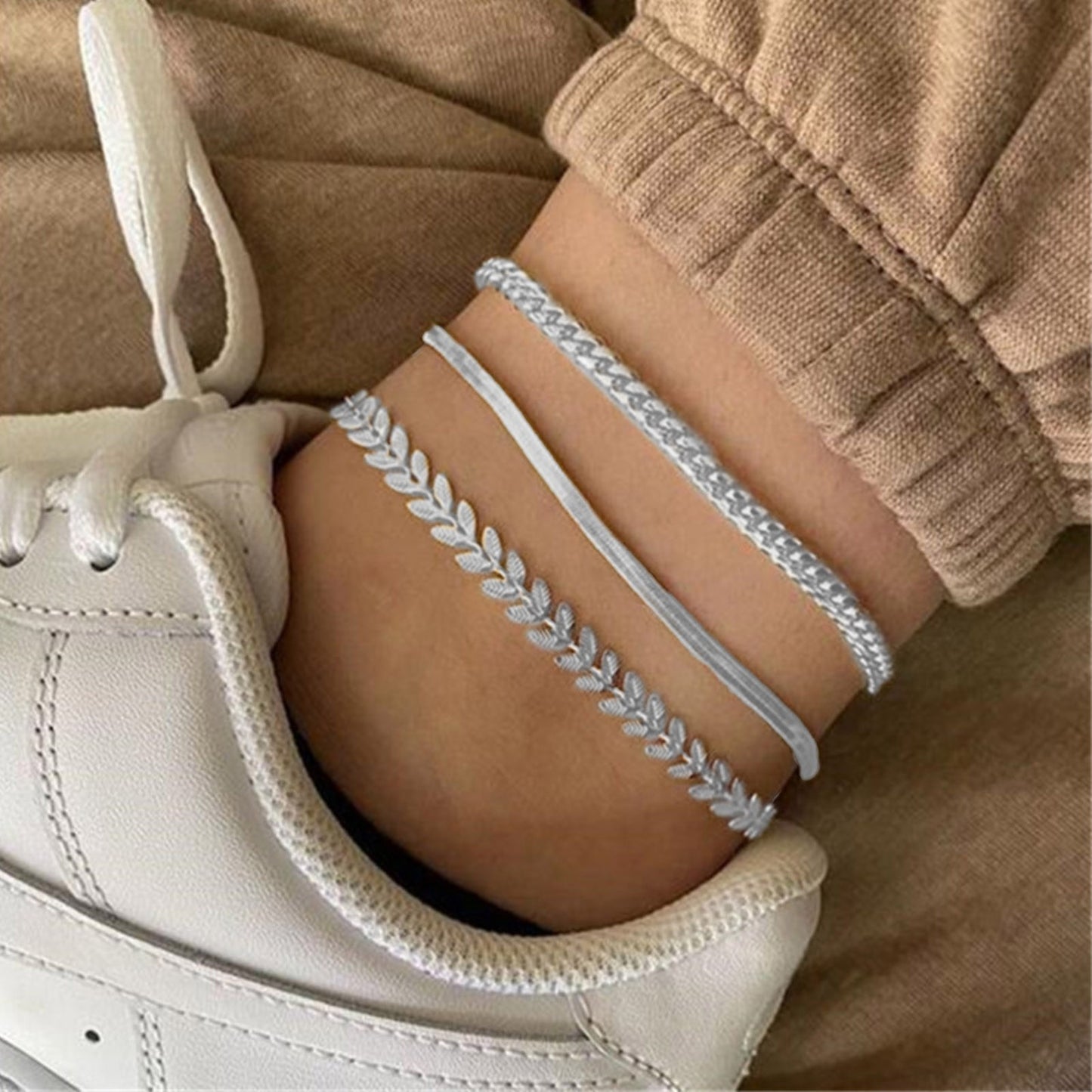 Delicate Stainless Steel Anklet