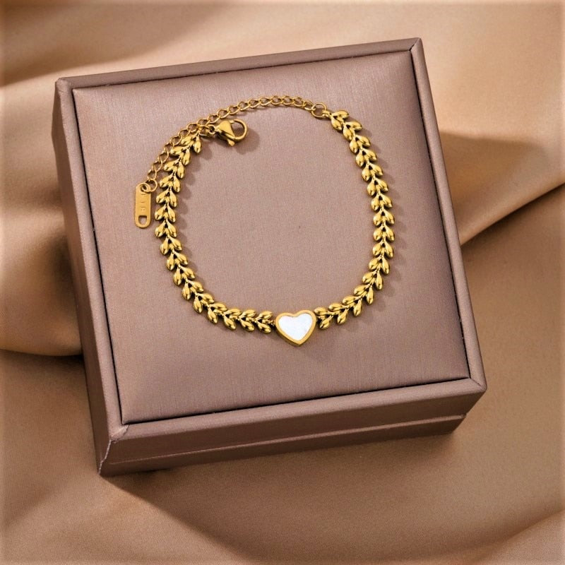 Gold Plated Stainless Steel Annularity Bracelet
